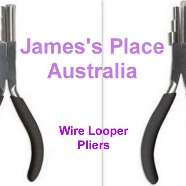 Wire Looper Pliers - Wrap & Tap - make rings, loops, bails !