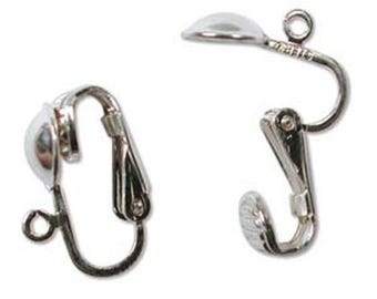 Clip On Earrings - 925 Sterling Silver