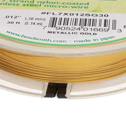 Red Flex Rite Beading Stringing Wire .018 Inch 30 Feet Nylon