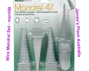 Wire Multi Mandrel 4pc Set - from Beadsmith