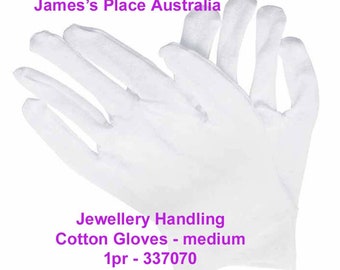 Jewellery Handling Cotton Gloves.