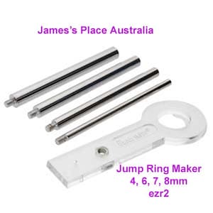 Jump Ring Maker Kit with Oval Sizes 4x6mm, 5x7mm & 6x8mm