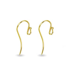 9 Karat Gold Ohrhaken - verschiedene Größen