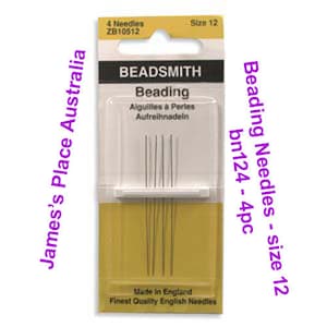 Beading Needles - size 12 - made in England