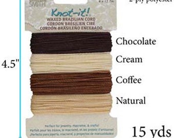 Knot it Brazilian Cord - Various Colour Packs
