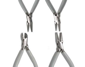 Heavy Duty Pliers - White Grip - various styles