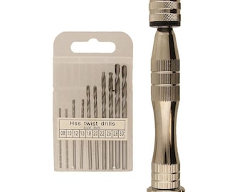 Hand Drill Craft Set plus 10 drill bits.