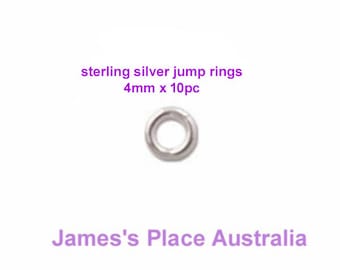 925 - Sterling Silver Jump Rings - varied styles & sizes