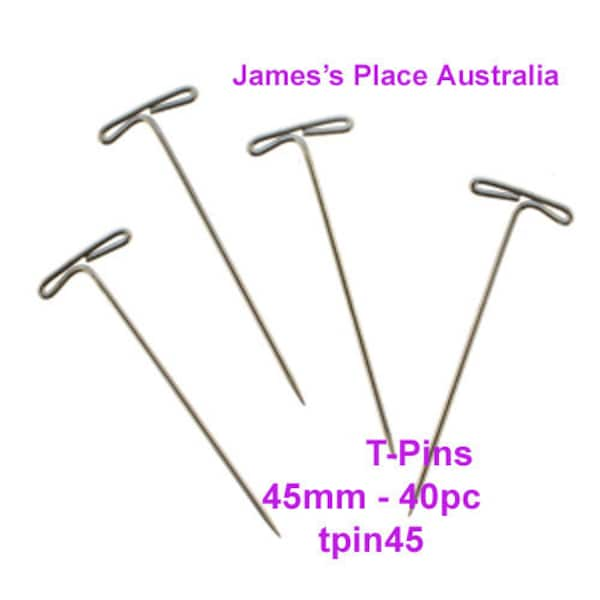 Épingles en T - pour macramé, nouage, tissage et travaux manuels