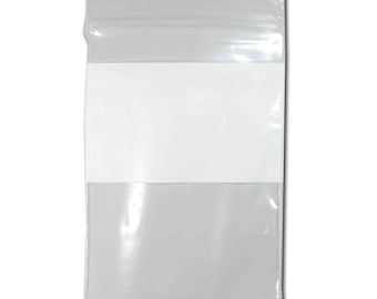 Sacs zippés refermables - Transparents - Différentes tailles - Fabriqués aux États-Unis.