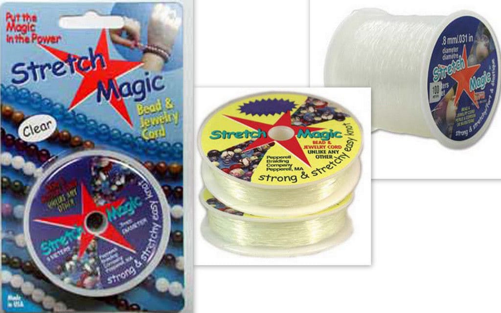 Stretch Magic Clear Elastic Cord .5mm, 100 Meter 328 Foot Spool