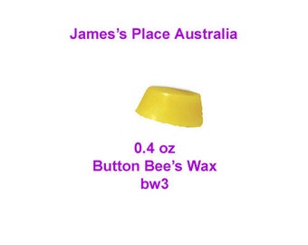 Bees Wax - 0.4 oz Button - strengthens & conditions thread and cord.