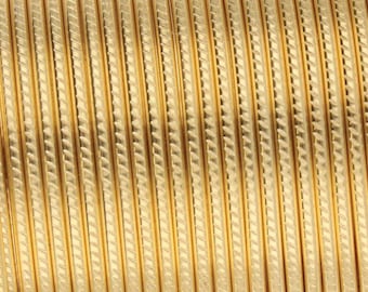 Textured Craft & Jewellery Wire - Half Round - various gauges and colours.