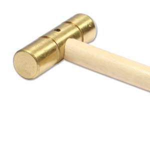 Brass Hammer - 2 flat faces - from Liberty.