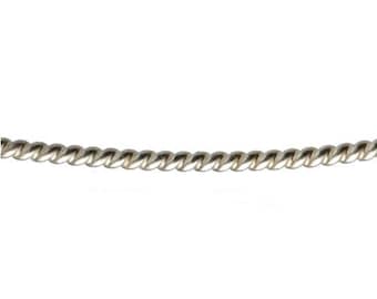 Ausgefallener gedrehter Draht – 925er Sterlingsilber