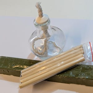 Kits de dopaje: quemador, cera y varillas de dopaje