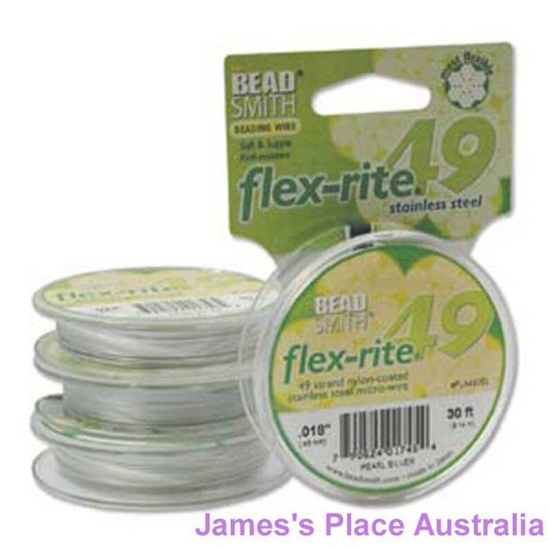 49 strand beading /& jewellery wire Flex-rite from Beadsmith.