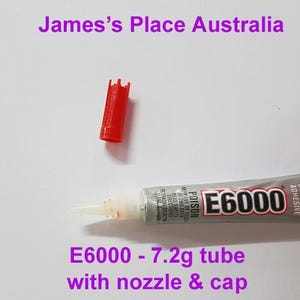 E6000 Industrial Strength Jewellery, Lapidary & Craft Adhesive with Nozzle