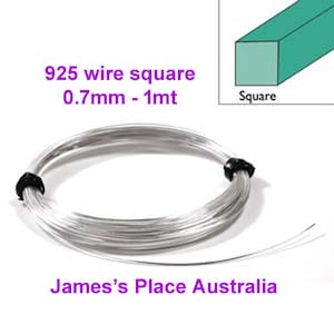 Square Wire - 925 Sterling Silver - various sizes