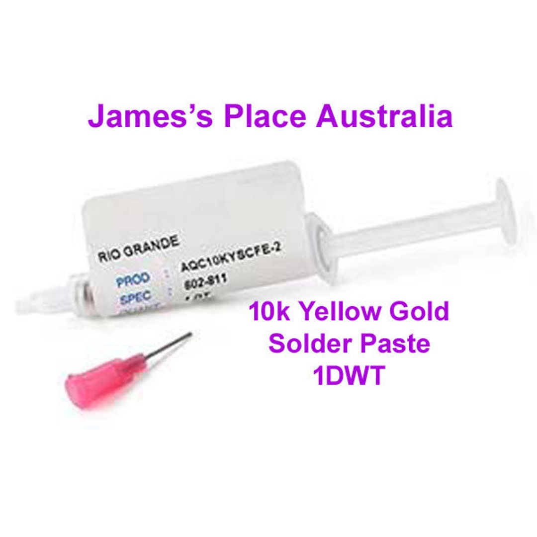 Yellow Gold Paste Solder Easy 10k 1DWT Etsy