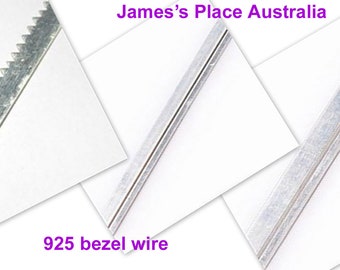 Bezeldraad - 925 sterling zilver - verschillende maten
