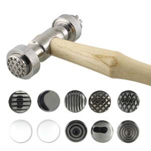 Texturing Hammer - 12 interchangeable faces