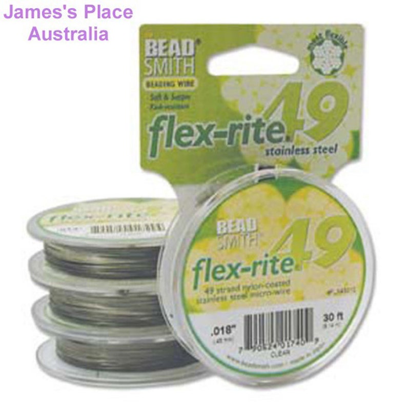 49 strand beading /& jewellery wire Flex-rite from Beadsmith.