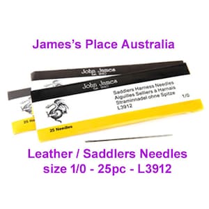 Saddlers Harness Needles - 1/0 - 25pc