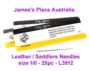 Saddlers Harness Needles - 1/0 - 25pc