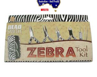 Zebra style Tool Kit - 6 piece Plier Set with Carrying Case