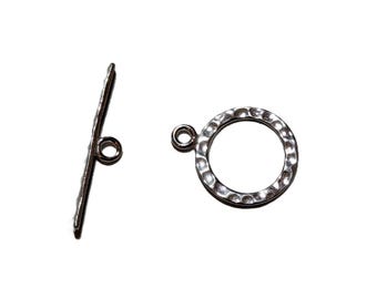 Sterling Silver Toggle Clasp Set - 1pc