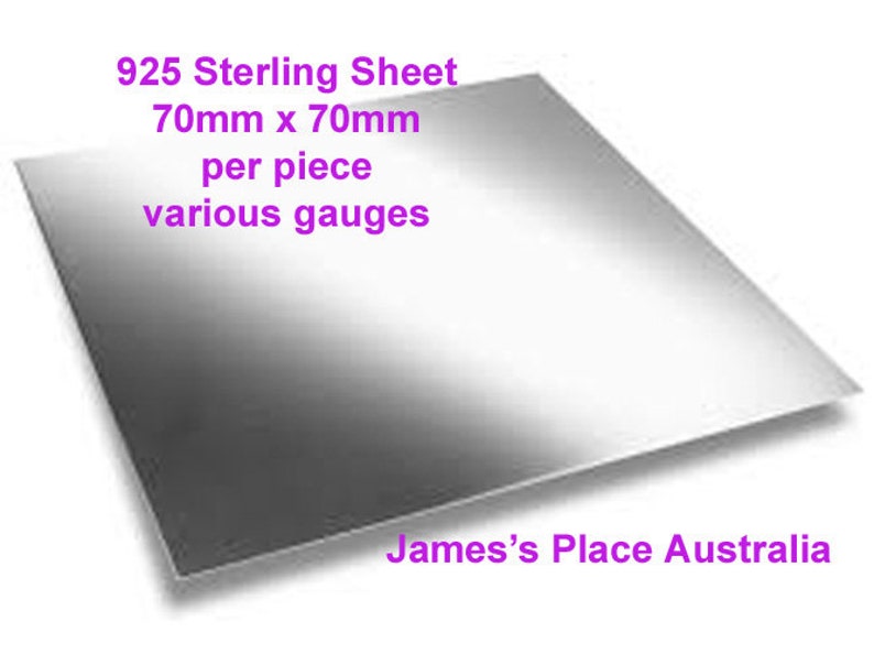 925 Sterling Silver Sheet image 3
