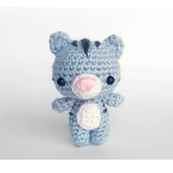 CROCHET KITTEN PATTERN: Mini Kitty Cat Amigurumi Pattern, Written in English, Easy To Follow and Beginner Friendly Project