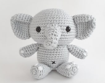 Crochet Elephant Amigurumi Pattern: Beginner Friendly (PDF Pattern)