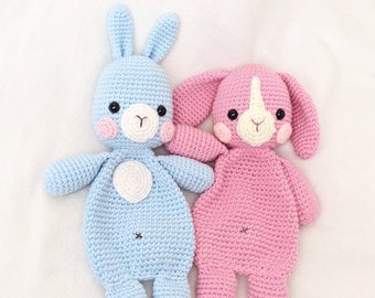CROCHET LOVEY PATTERN: Bunny Lovey Amigurumi Pattern, Crochet Comforter, English Only, Beginner Friendly, Easy to Follow Pattern