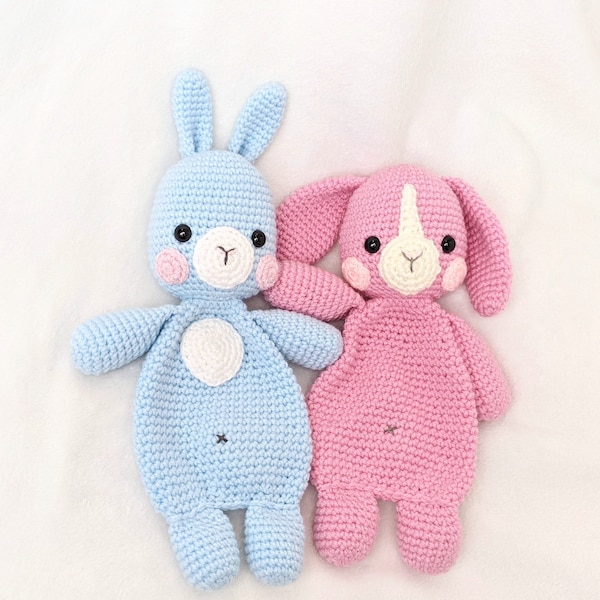 CROCHET LOVEY PATTERN: Bunny Lovey Amigurumi Pattern, Crochet Comforter, English Only, Beginner Friendly, Easy to Follow Pattern