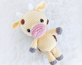 CROCHET COW PATTERN: Cow Amigurumi Pattern, Written in English, Easy To Follow, Beginner Friendly