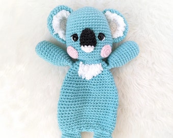 CROCHET LOVEY PATTERN: Sleepy Koala Lovey Amigurumi Pattern, Crochet Comforter, English Only, Beginner Friendly, Easy to Follow Pattern