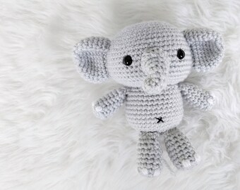 CROCHET ELEPHANT PATTERN: Elephant Amigurumi Pattern, Written in English, Easy To Follow, Beginner Friendly