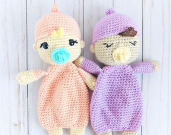 CROCHET LOVEY PATTERN: Baby Doll Lovey Amigurumi Pattern, Crochet Comforter, English Only, Beginner Friendly, Easy to Follow