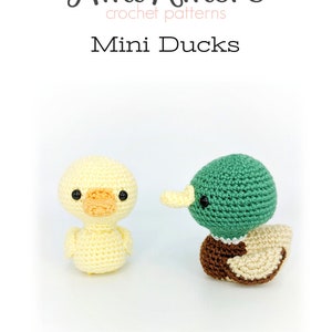 CROCHET DUCK PATTERN: Amigurumi Mini Duck Pattern, Written in English, Easy To Follow, Crochet Duckling image 8