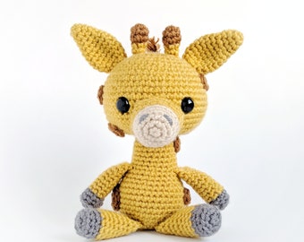 Crochet Giraffe Amigurumi Pattern: Beginner Friendly Safari Toy (PDF Pattern)