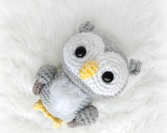 CROCHET OWL PATTERN: Owl Amigurumi Pattern, Written in English, Easy To Follow, Beginner Friendly Project, Owl Nursery Decor
