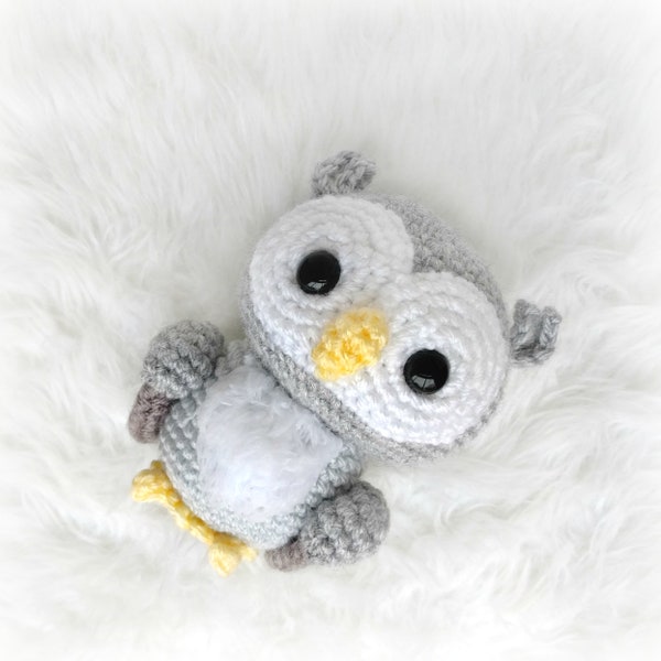 CROCHET OWL PATTERN: Owl Amigurumi Pattern, Written in English, Easy To Follow, Beginner Friendly Project, Owl Nursery Decor