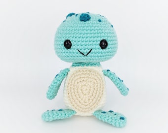 Crochet Sea Turtle Amigurumi Pattern, Ocean Nursery Decor (PDF)