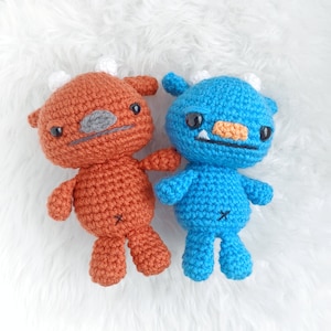 Crochet Monster Pattern, Mini Monster Amigurumi Pattern, Halloween Decoration, Crochet monster toy, gifts for boys