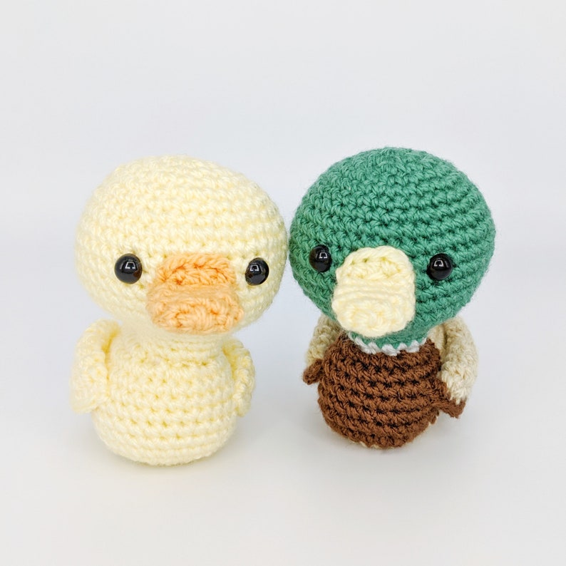 CROCHET DUCK PATTERN: Amigurumi Mini Duck Pattern, Written in English, Easy To Follow, Crochet Duckling image 4