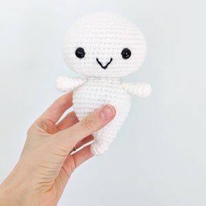 Crochet ghost pattern, Amigurumi Ghost Pattern, big boo cute ghost design, Ghostbusters poltergeist, cute ghost toy image 5