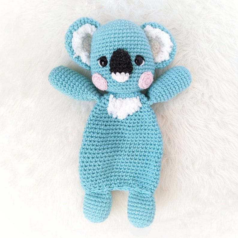 CROCHET LOVEY PATTERN: Sleepy Koala Lovey Amigurumi Pattern, Crochet Comforter, English Only, Beginner Friendly, Easy to Follow Pattern image 4