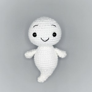 Crochet ghost pattern, Boo Baby mini ghost amigurumi pattern, handmade halloween decoration or creepy cute gift for ghostbusters image 3